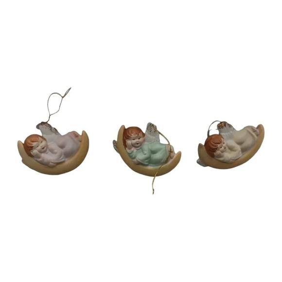 Sweet dreams angel ornaments set of 3 - Picture 1 of 7